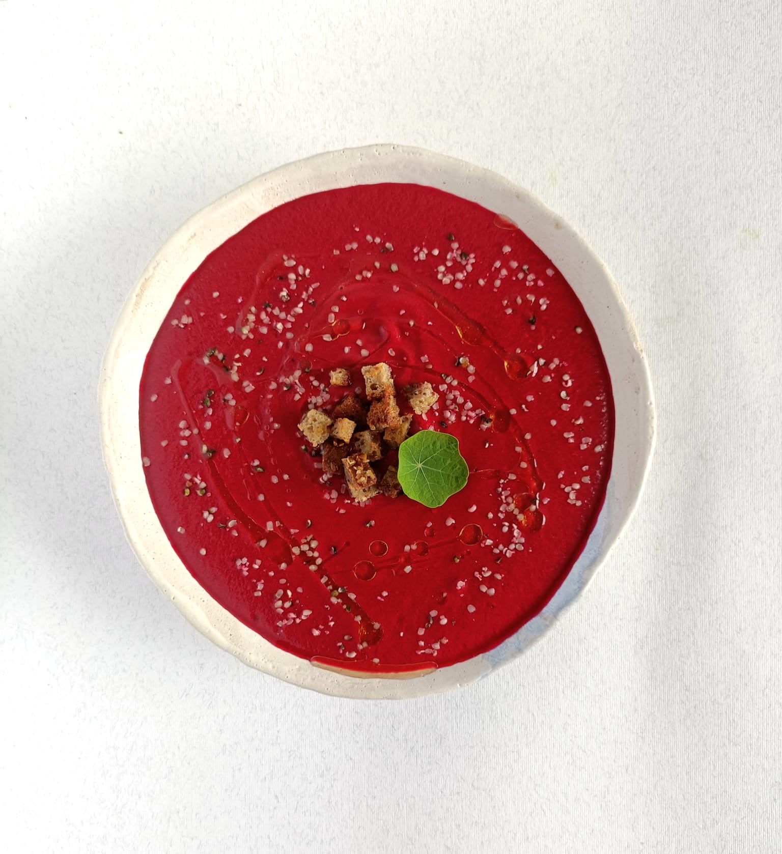 Gazpacho suave de remolacha