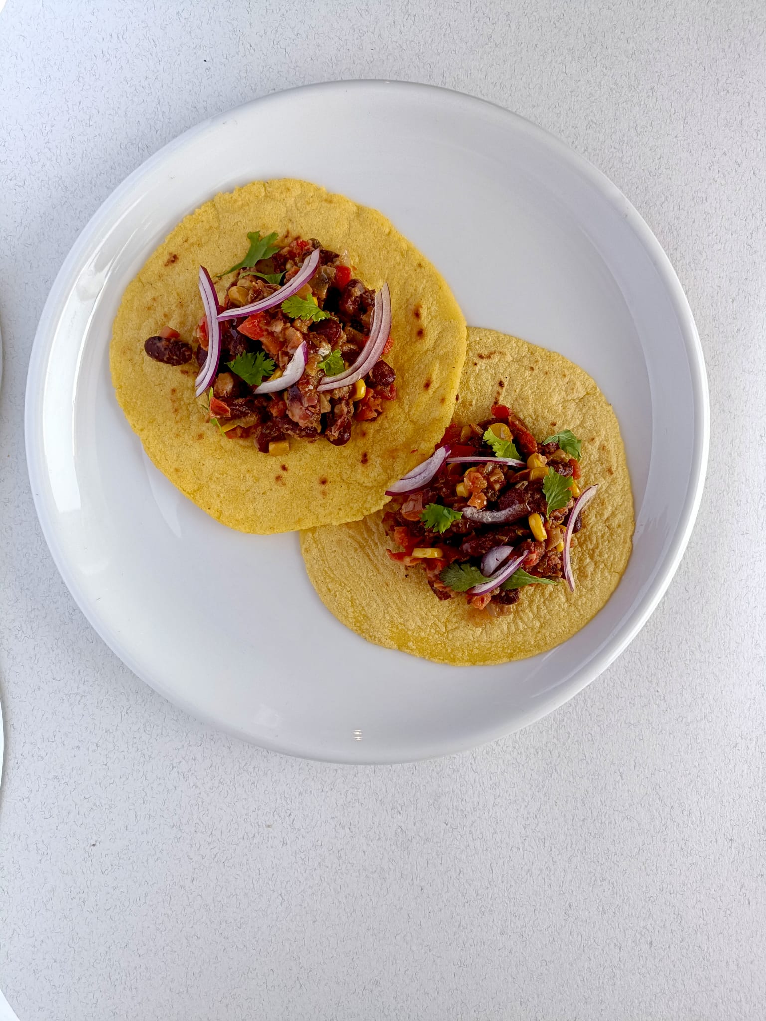 Tacos mexicanos con chili (3 tortitas)